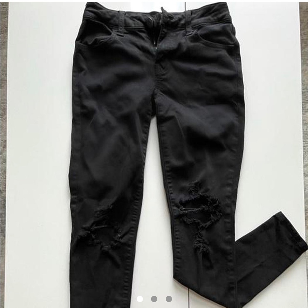 Black Ripped Skinny Jeans